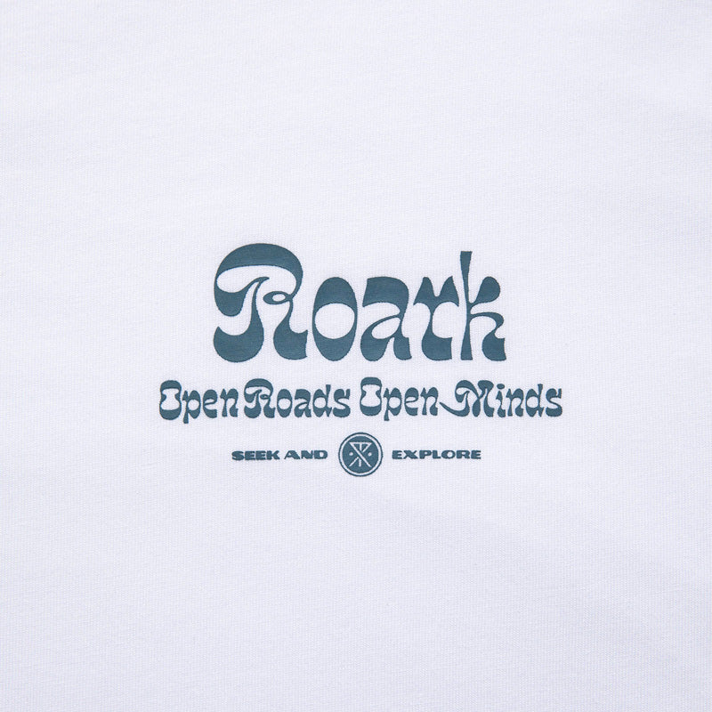 ROARK REVIVAL　L/STシャツ　"O.R.O.M L/S TEE"　(White)