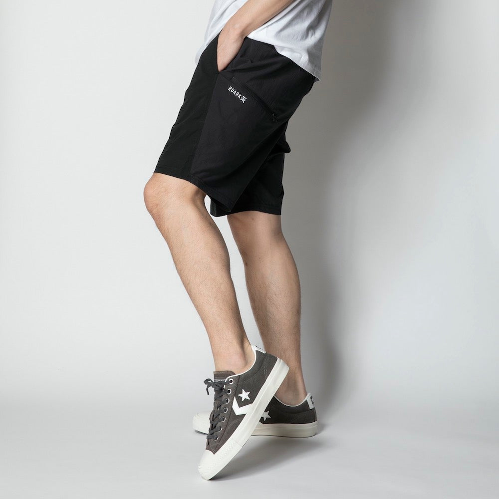ROARK REVIVAL ショーツ "BOATMAN TECH SHORTS" (Black)