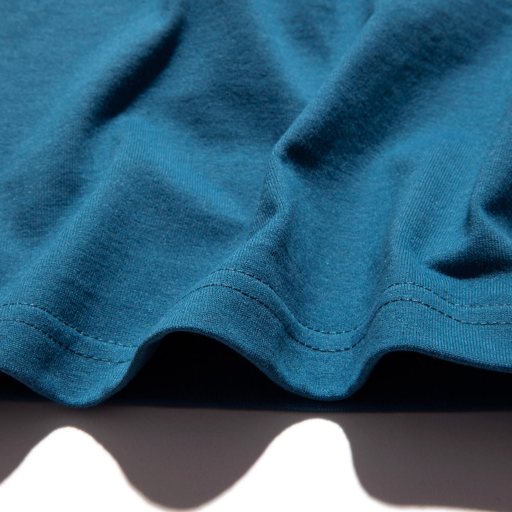 ★30%OFF★ ROARK REVIVAL Tシャツ "WAYWARD YOUTH FINE TECH DRY TEE" (Steel Blue)