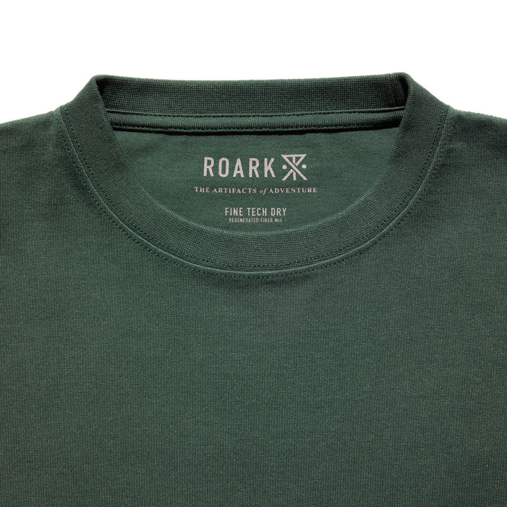 ROARK REVIVAL　Tシャツ　"WAYWARD YOUTH FINE TECH DRY TEE"　(Forest)