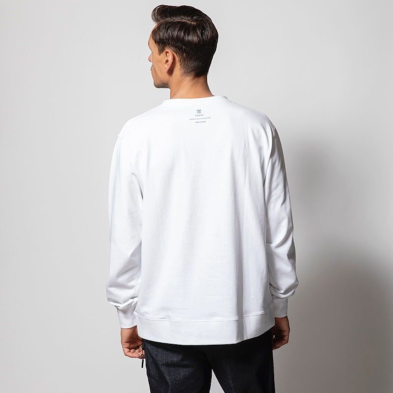 ROARK REVIVAL L/STシャツ "SAFE CAMP 9.3oz H/W L/S TEE" (White)
