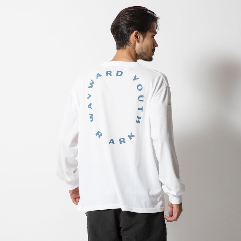 ROARK REVIVAL L/STシャツ "WAYWARD YOUTH L/S Dri-Release TEE" (White)