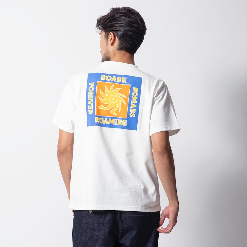 ROARK REVIVAL Tシャツ "FOREVER ROAMING FINE TECH DRY TEE" (White)