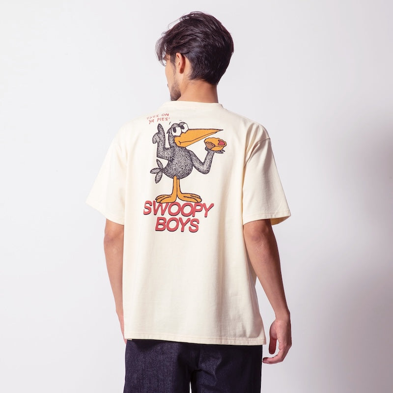 ROARK REVIVAL Tシャツ "SWOOPY BOYS FINE TECH DRY TEE" (Natural)