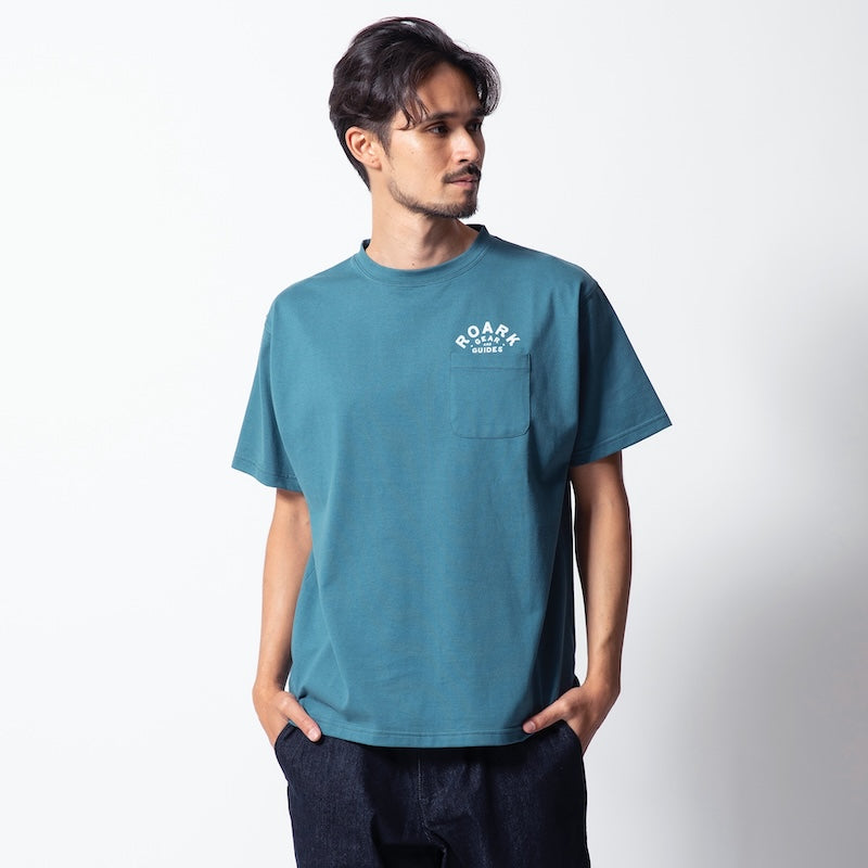 ROARK REVIVAL Tシャツ "GEAR & GUIDES FINE TECH DRY TEE" (Dark Teal)