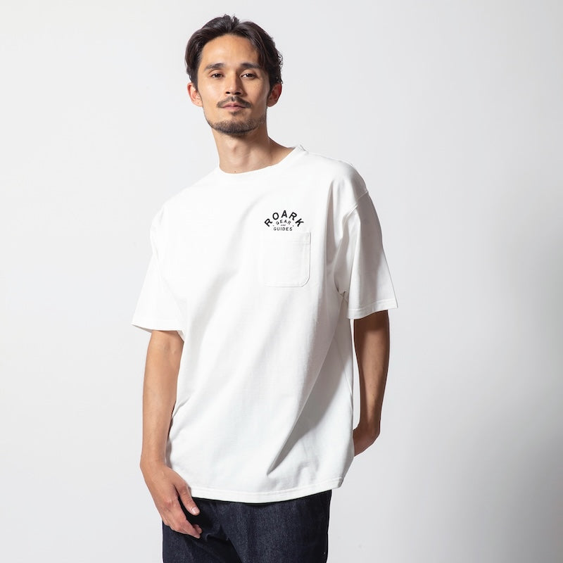 ROARK REVIVAL Tシャツ "GEAR & GUIDES FINE TECH DRY TEE" (White)