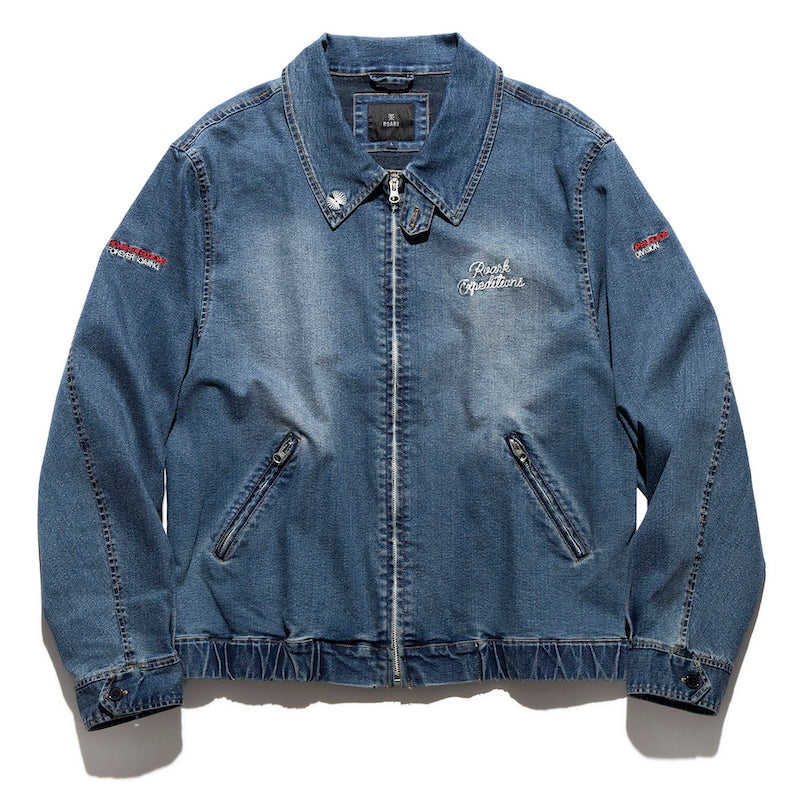 ジャケット・アウター ROARK DENIM CONVOY JACKET L ROARK ジャケット CONVOY JACKET インディゴ ストーンウォッシュ