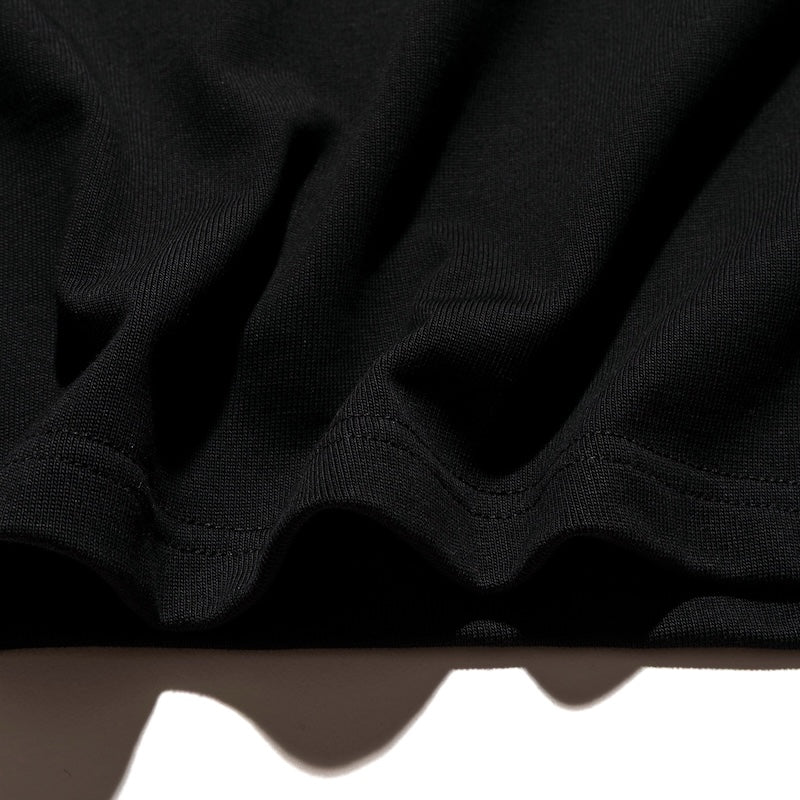 ROARK Tシャツ WAYWARD YOUTH 14oz H/W TEE ブラック 商品画像 生地感