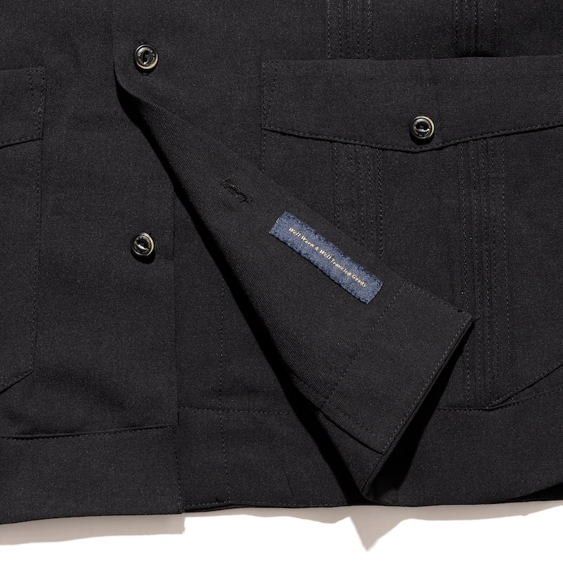 ROARK S/Sシャツ GONZO CUBA S/S ブラック 商品画像 裾