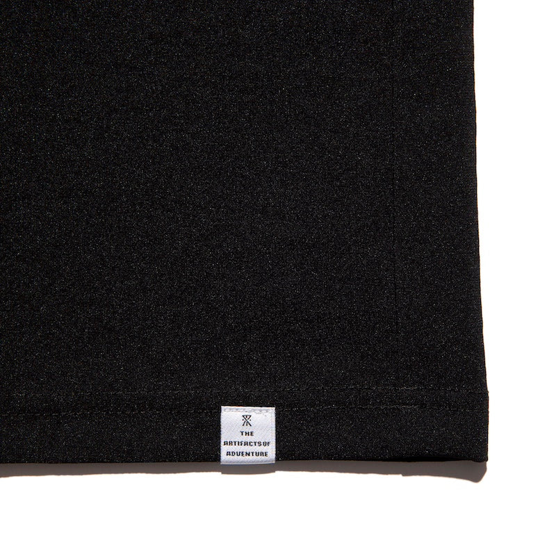ROARK REVIVAL Tシャツ "DELTA QUICK DRY TEE - w/Polartec" (Black)