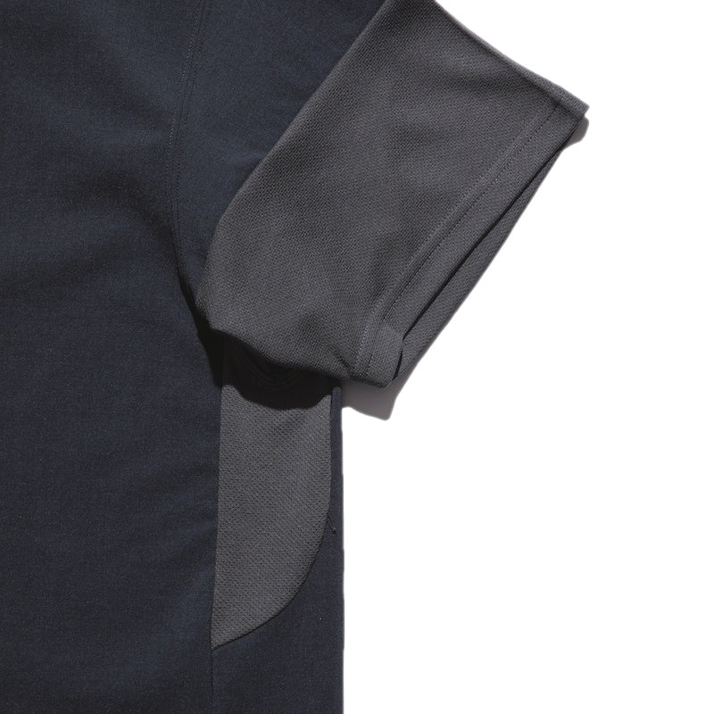 ROARK REVIVAL　Tシャツ　"DELTA QUICK DRY TEE - w/Polartec"　(Desert Gray)