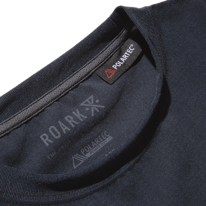 ROARK REVIVAL　Tシャツ　"DELTA QUICK DRY TEE - w/Polartec"　(Desert Gray)