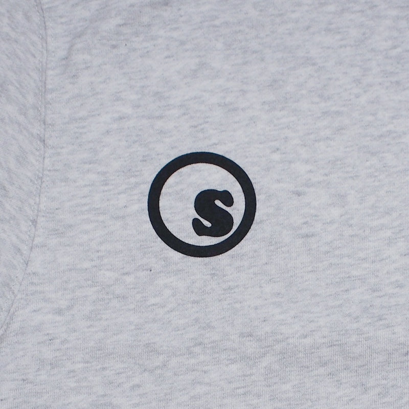 seedleSs クルースウェット "PREMIUM COOP LOGO CREW 10oz" (Ash Gray)