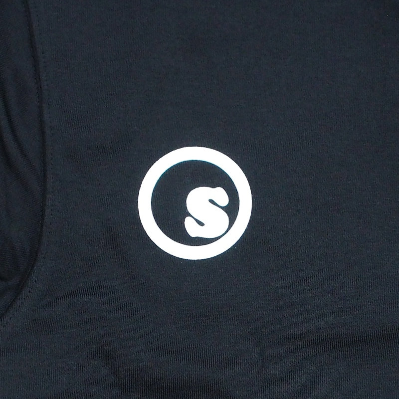 seedleSs クルースウェット "PREMIUM COOP LOGO CREW 10oz" (Black / White)