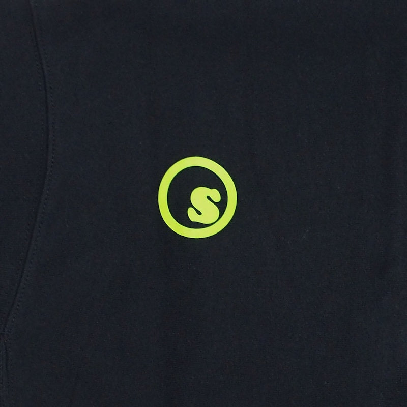 seedleSs ジップパーカー "COOP ZIP UP HOODY 12oz" (Black)