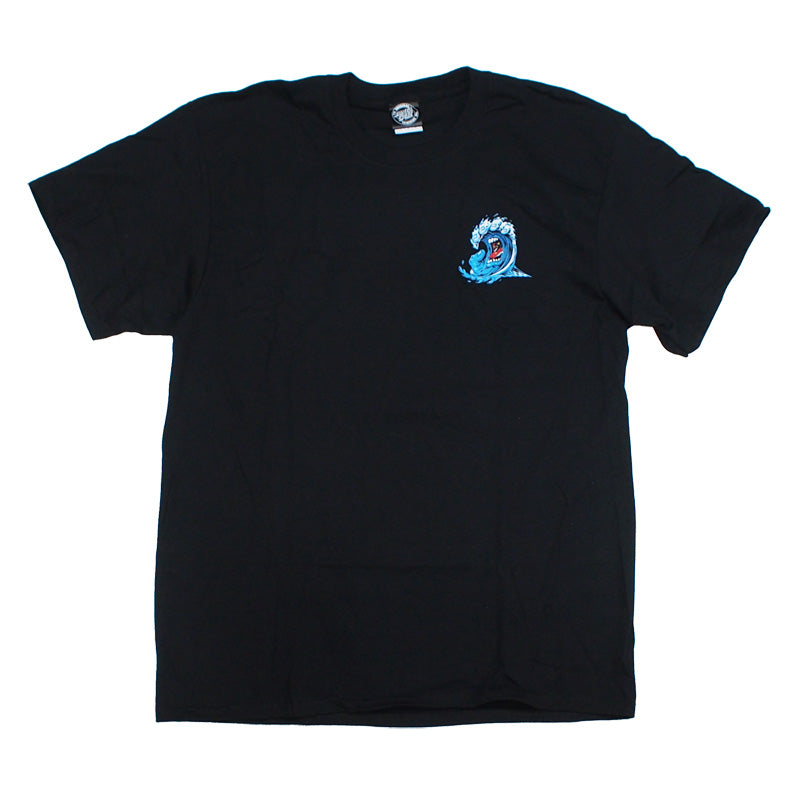 SANTA CRUZ　Tシャツ　"SCREAMING WAVE TEE"　(Black)