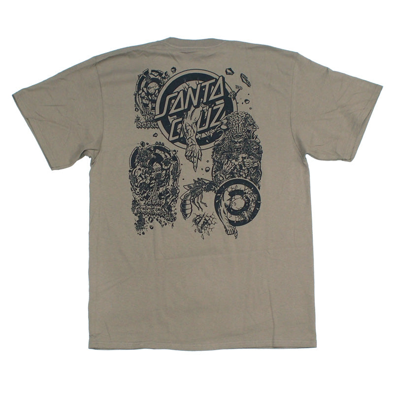 SANTA CRUZ　Tシャツ　"ROSKOPP EVO TEE"　(Dusty Brown)