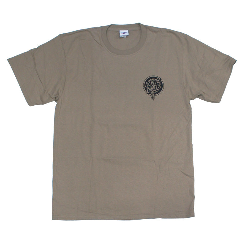 SANTA CRUZ　Tシャツ　"ROSKOPP EVO TEE"　(Dusty Brown)