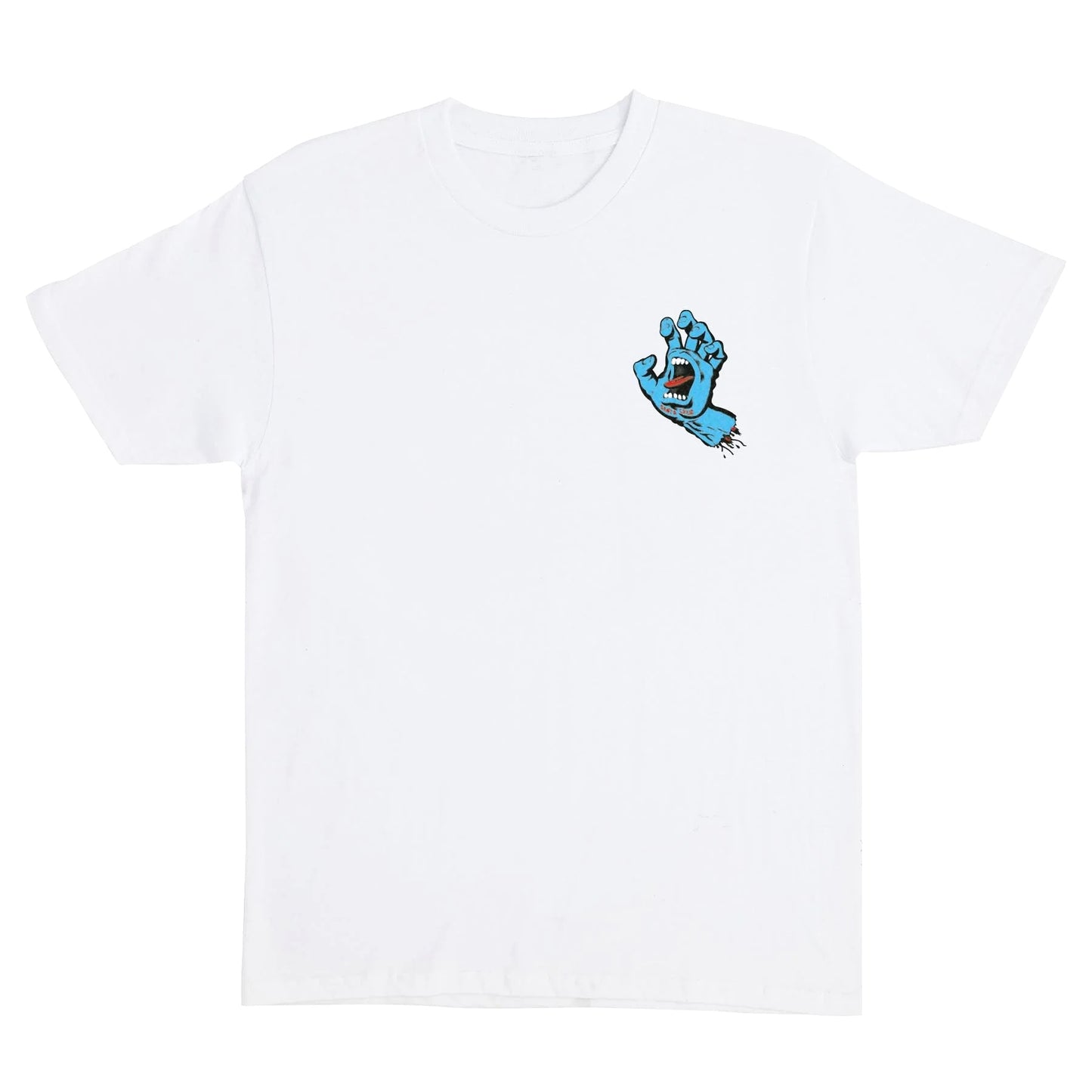 SANTA CRUZ Tシャツ "SCREAMING HAND TEE" (White)