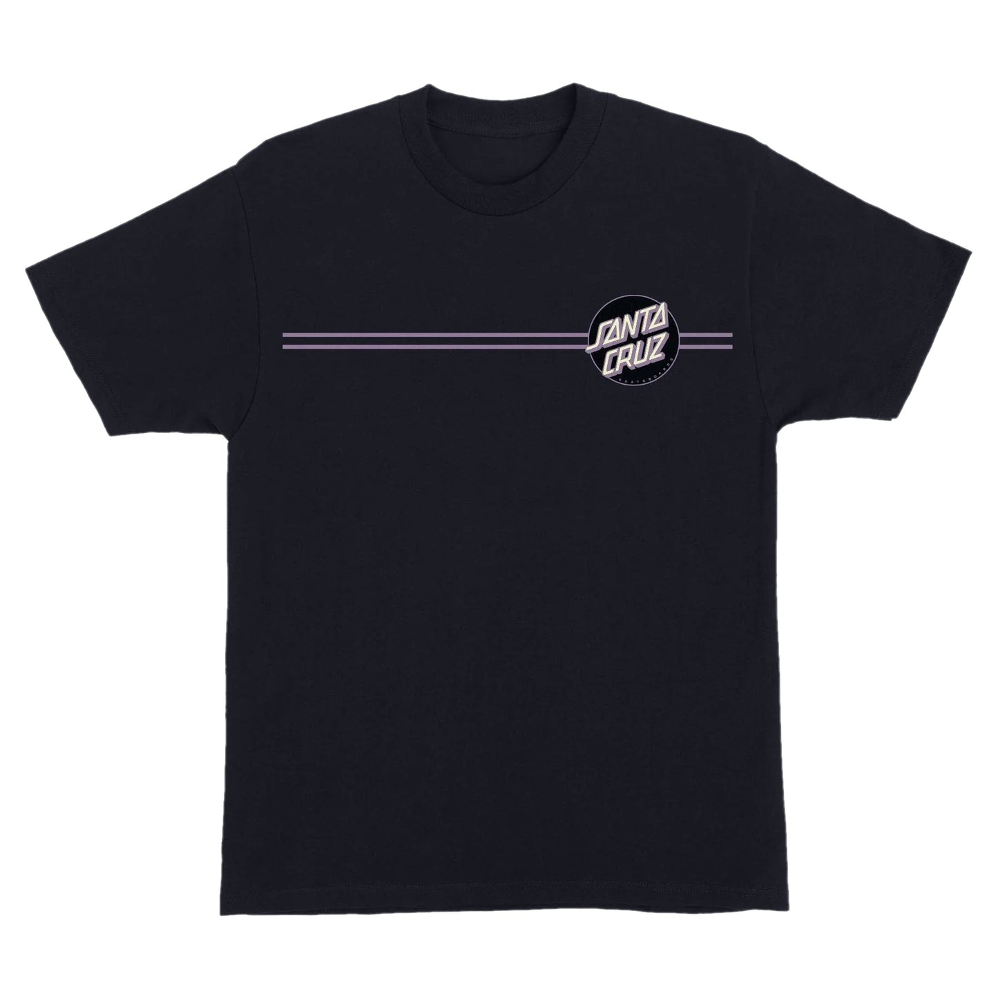 SANTA CRUZ Tシャツ "JOHNSON BEAST WAGON STRIPES TEE" (Black)