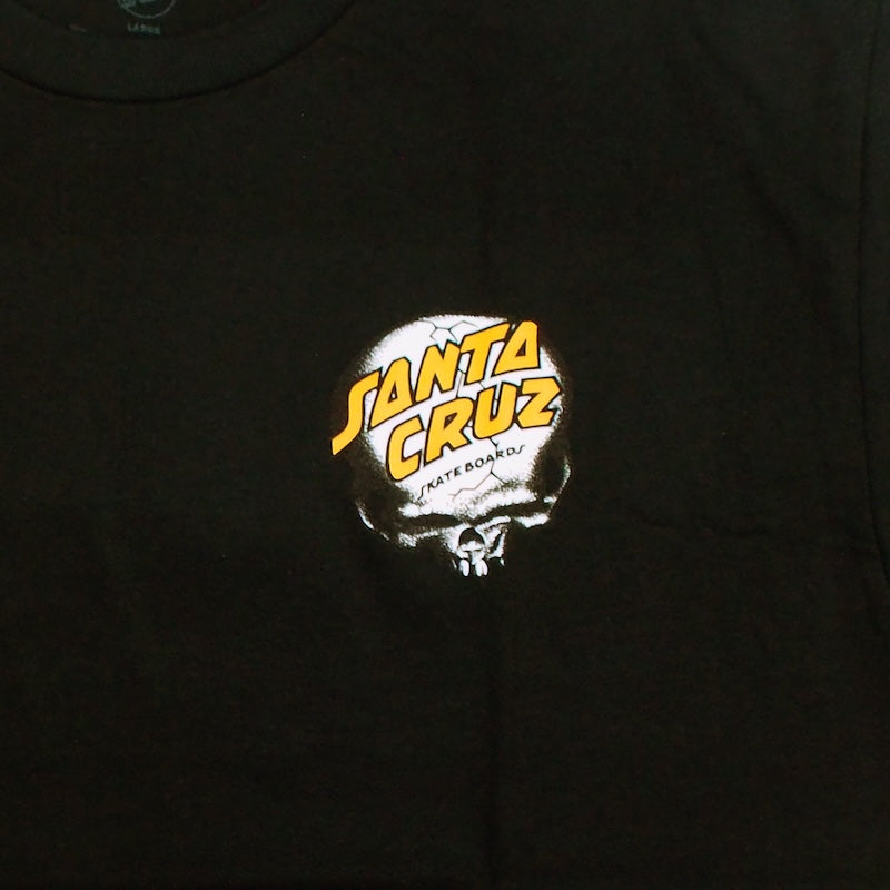SANTA CRUZ Tシャツ O'BRIEN SCREAMING REAPER TEE ブラック 商品画像 フロントプリント