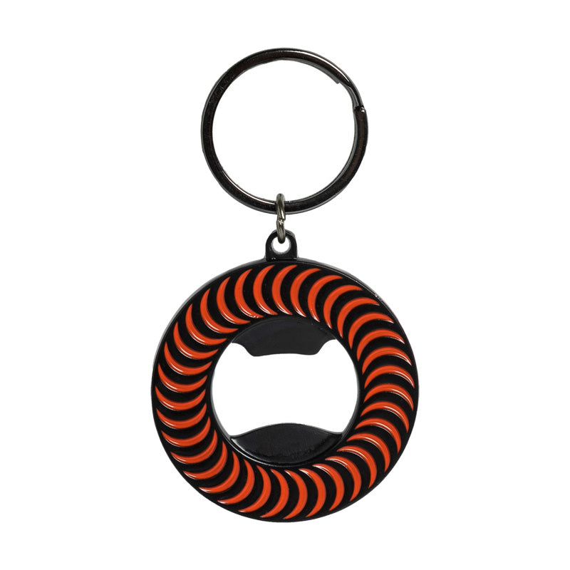 SPITFIRE　キーホルダー　"CLASSIC SWIRL BOTTLE OPENER KEYCHAIN"　(Black / Red)