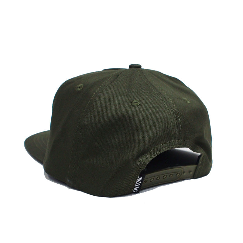 SPITFIRE キャップ "LTB SCRIPT SNAPBACK CAP" (Olive)