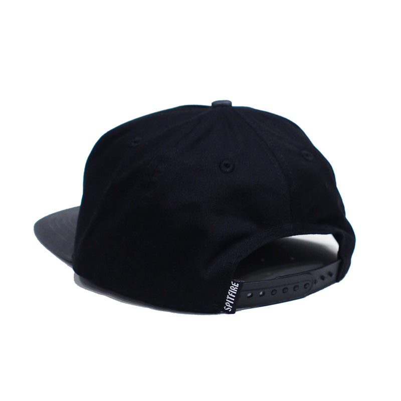 SPITFIRE キャップ "LTB PATCH SNAPBACK CAP" (Black / Charcoal)