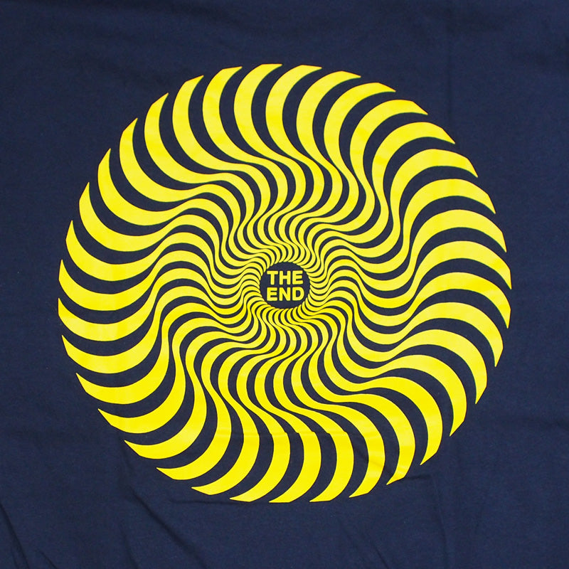 SPITFIRE　Tシャツ　"CLASSIC SWIRL TEE"　(Navy / Yellow)