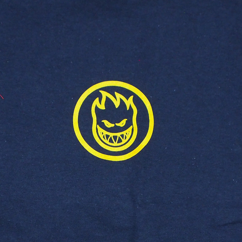 SPITFIRE　Tシャツ　"CLASSIC SWIRL TEE"　(Navy / Yellow)