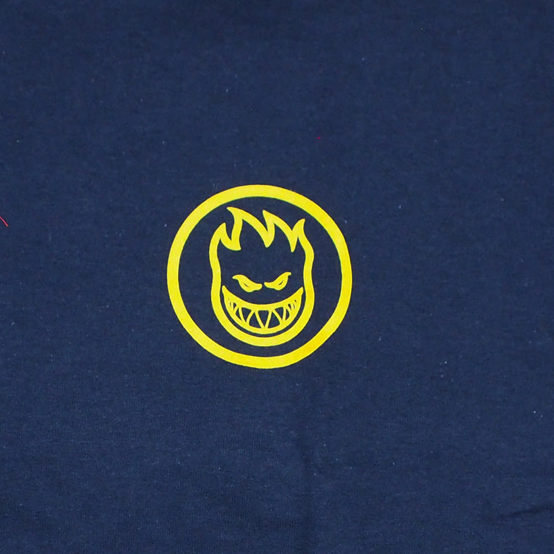 SPITFIRE Tシャツ "CLASSIC SWIRL TEE" (Navy / Yellow)