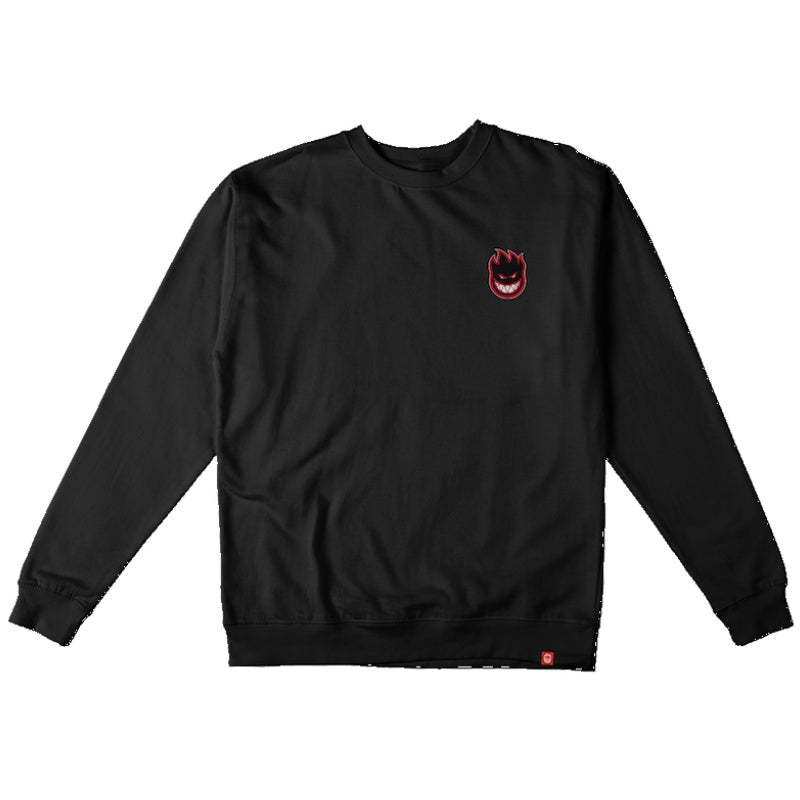 SPITFIRE クルースウェット "BIGHEAD FILL CREWNECK SWEAT" (Black)