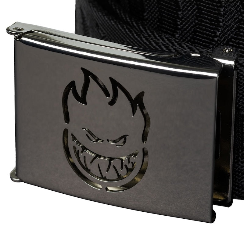 SPITFIRE ベルト "BIGHEAD CUT OUT JACQUARD SWIRL WEB BELT" (Black)