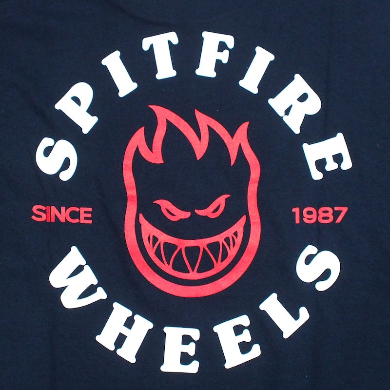 SPITFIRE Tシャツ "LIVE TO BURN CLASSIC TEE" (Navy / Red / White)