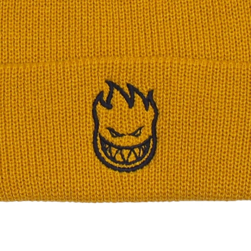 SPITFIRE ビーニー "BIGHEAD CUFF BEANIE" (Mustard / Black)