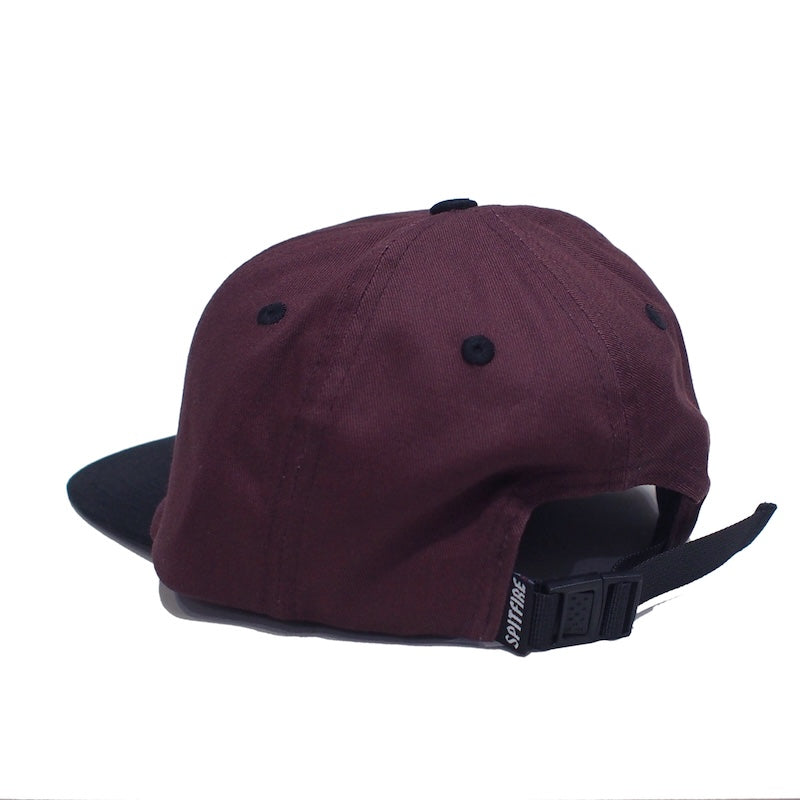 SPITFIRE キャップ LIL BIGHEAD STRAPBACK CAP (Burgundy / Black) 商品画像 背面