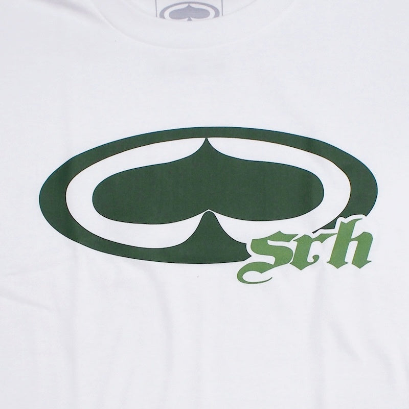 SRH Tシャツ "NEW SPADE CLASSIC TEE" (White / Green)