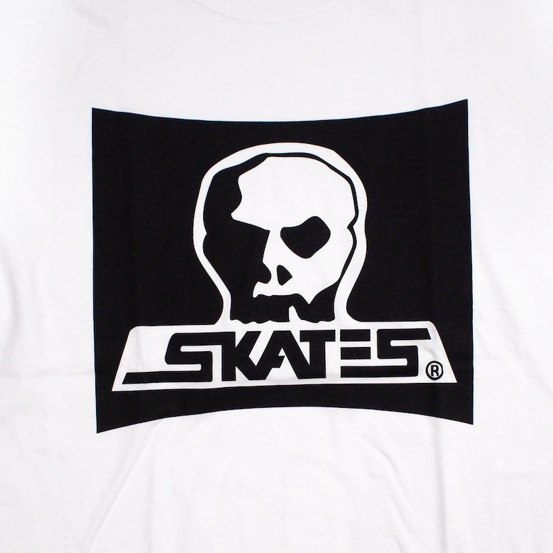 SKULL SKATES "SURF BOX BURBS Tシャツ" (White)