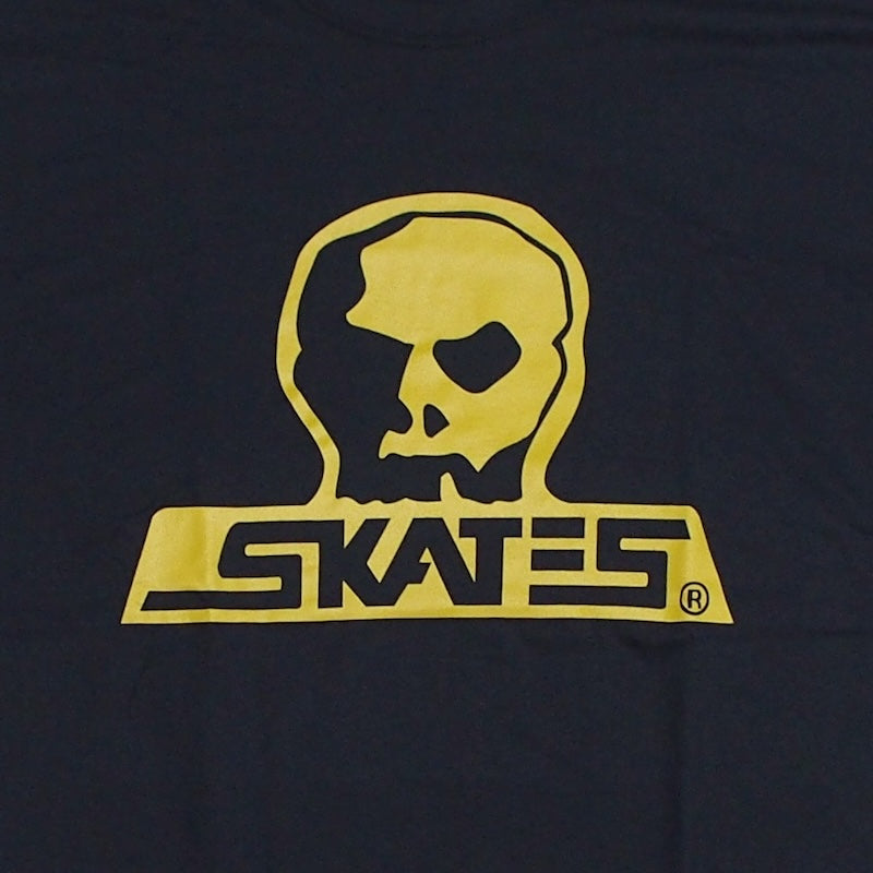 SKULL SKATES "GOLDEN BURBS Tシャツ" (Black / Yellow)