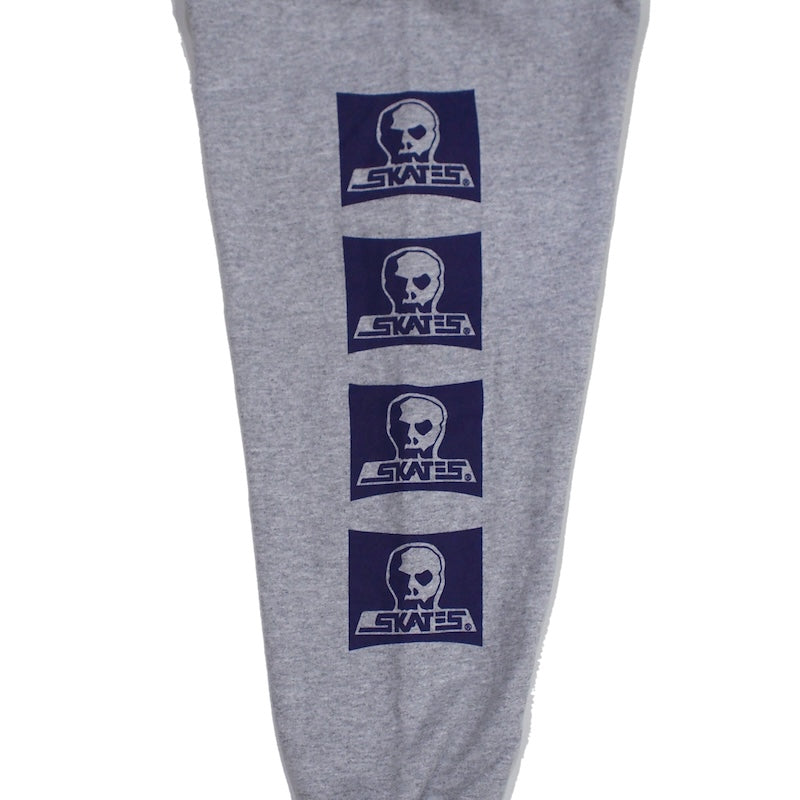 SKULL SKATES " LOGO フードスウェット" (Athletic Heather / Navy)