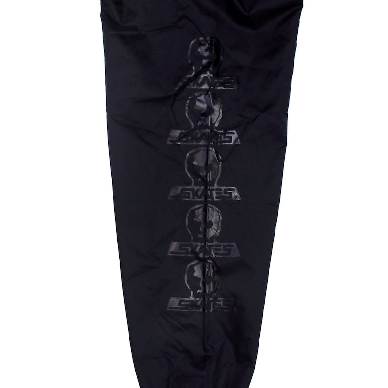 SKULL SKATES ロゴ コーチジャケット ブラックアウト 商品画像 袖