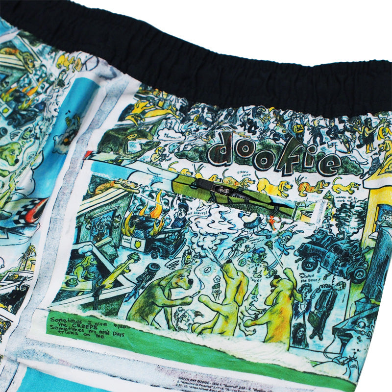 STANCE x GREEN DAY コラボショーツ GREEN DAY COMPLEX SHORT マルチ バックポケット