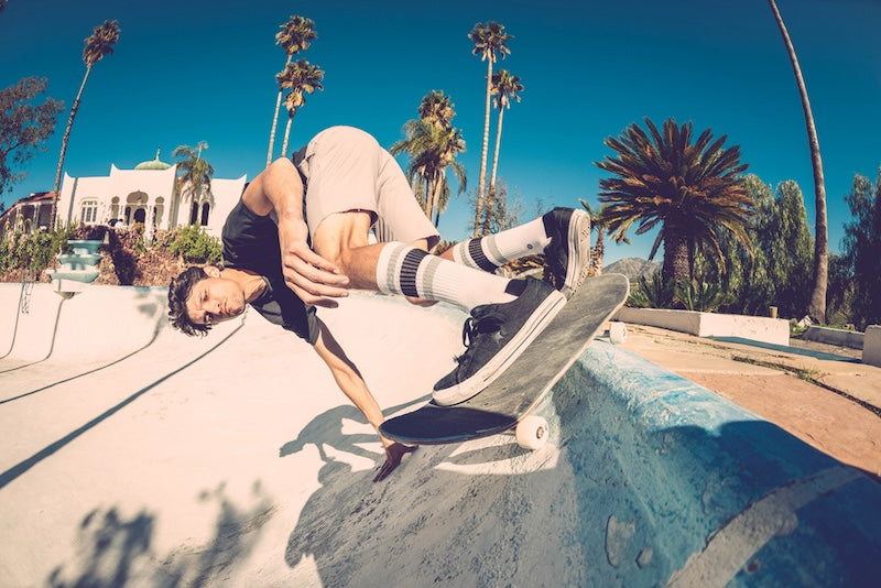 STANCE SOCKS ソックス BOYD ST ホワイト 着用 3