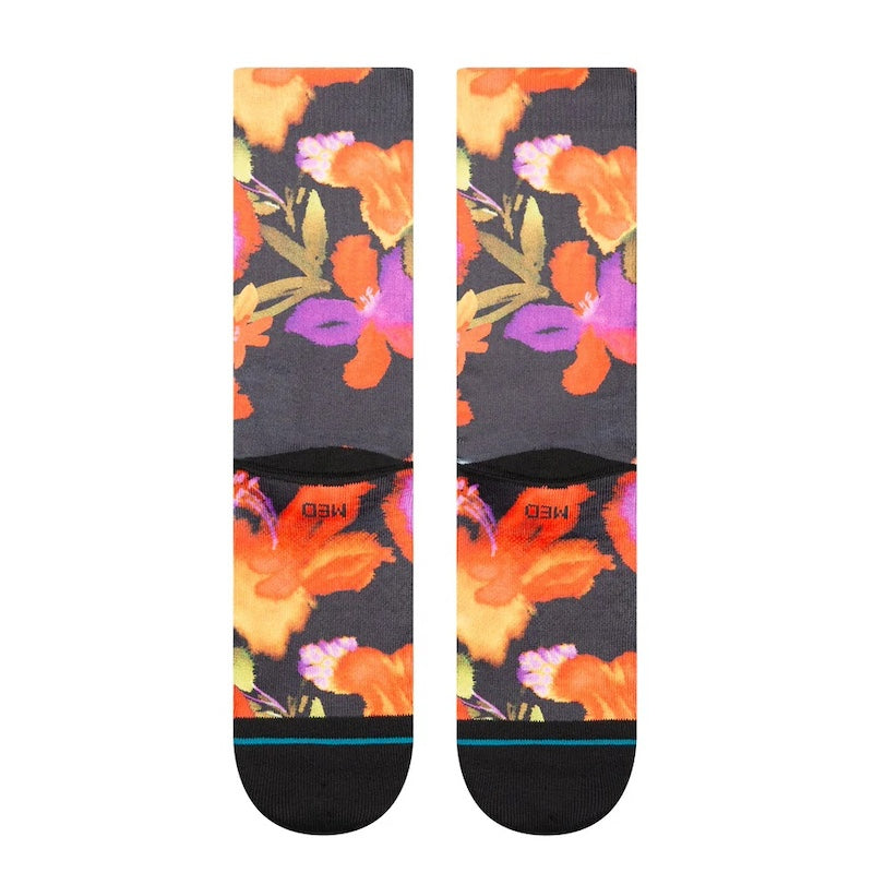 STANCE SOCKS ソックス WATERED CREW ブラック 背面 商品画像