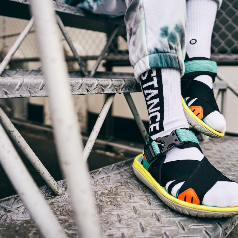 STANCE SOCKS ソックス OG ホワイト 着用2