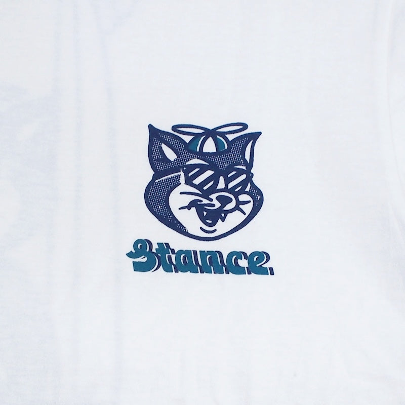 STANCE Tシャツ "KOOL KAT TEE" (White)