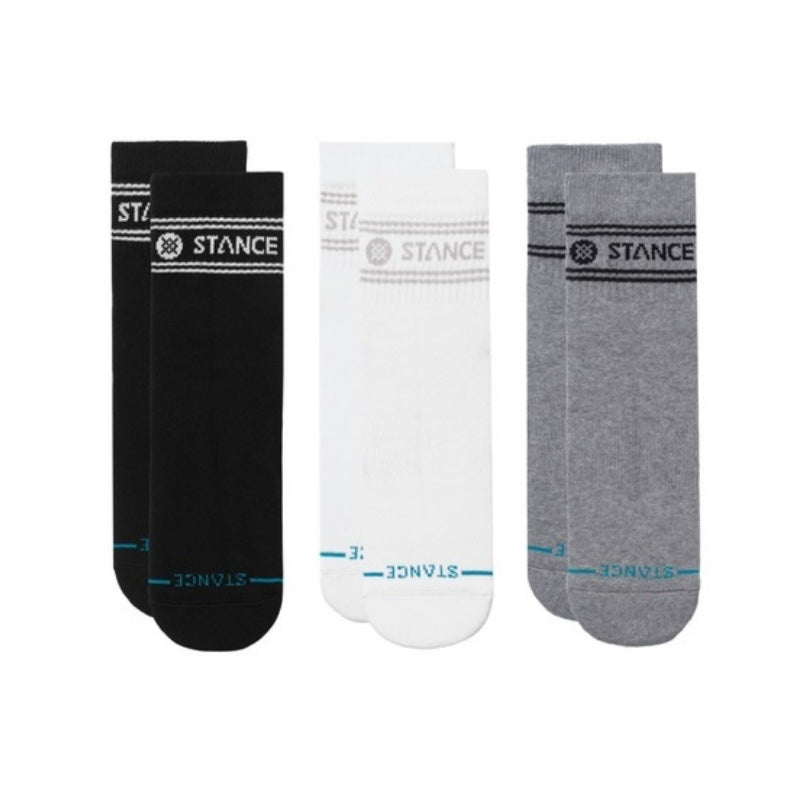 STANCE SOCKS ソックス VITAL QUARTER 3 PACK マルチ 表