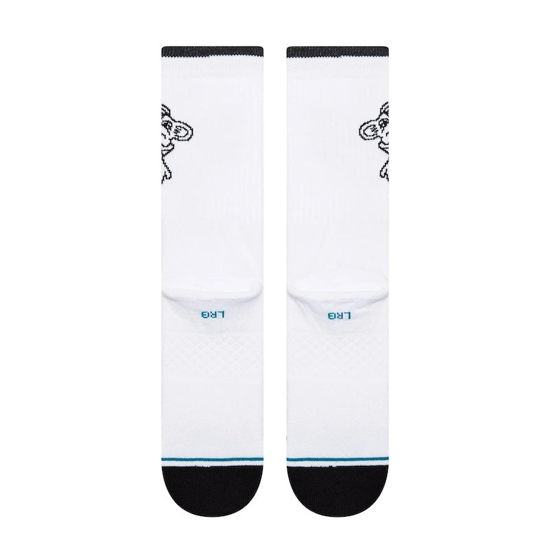 STANCE SOCKS ソックス HIGH QUALITY LOW CLASS CREW ホワイト 商品画像 背面