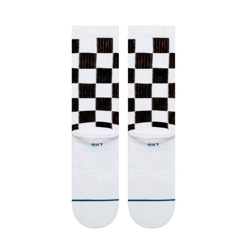 STANCE SOCKS ソックス DANCE FLOOR CREW ホワイト 商品画像 背面