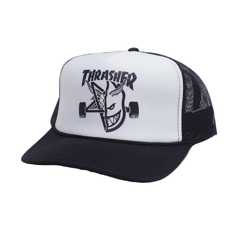 THRASHER x SPITFIRE コラボメッシュキャップ ブラック | ストリート